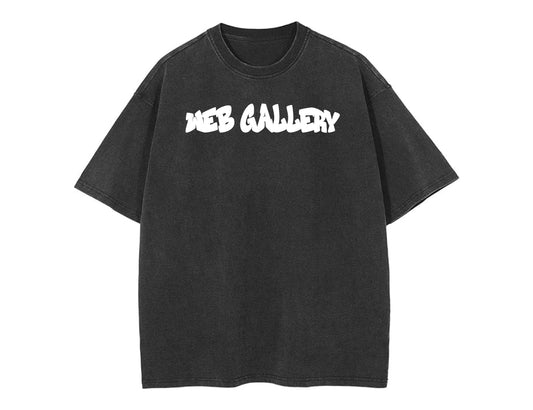 web gallery oversized tshirt stone wash